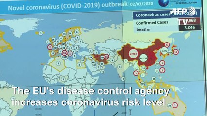 EU raises coronavirus risk level to 'medium to high'