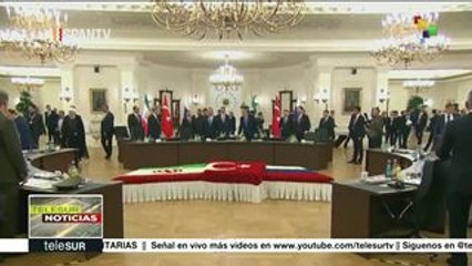 Convoca pdte. iraní a Rusia y Turquía para dialogar sobre Siria