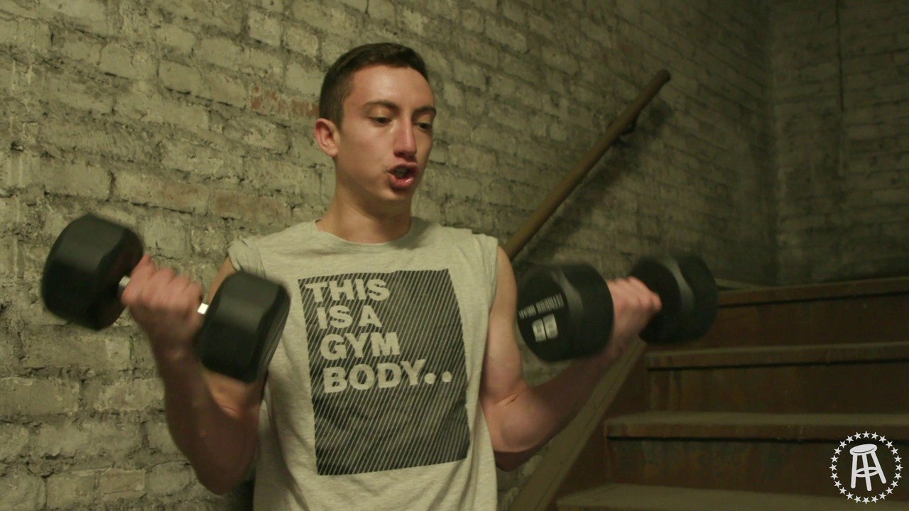 Fitness Guru Tommy Smokes Gets The Office Into Shape