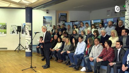 Michel Savin, Alain Carignon, Sassenage, Plongée sous glace - 2 MARS 2020
