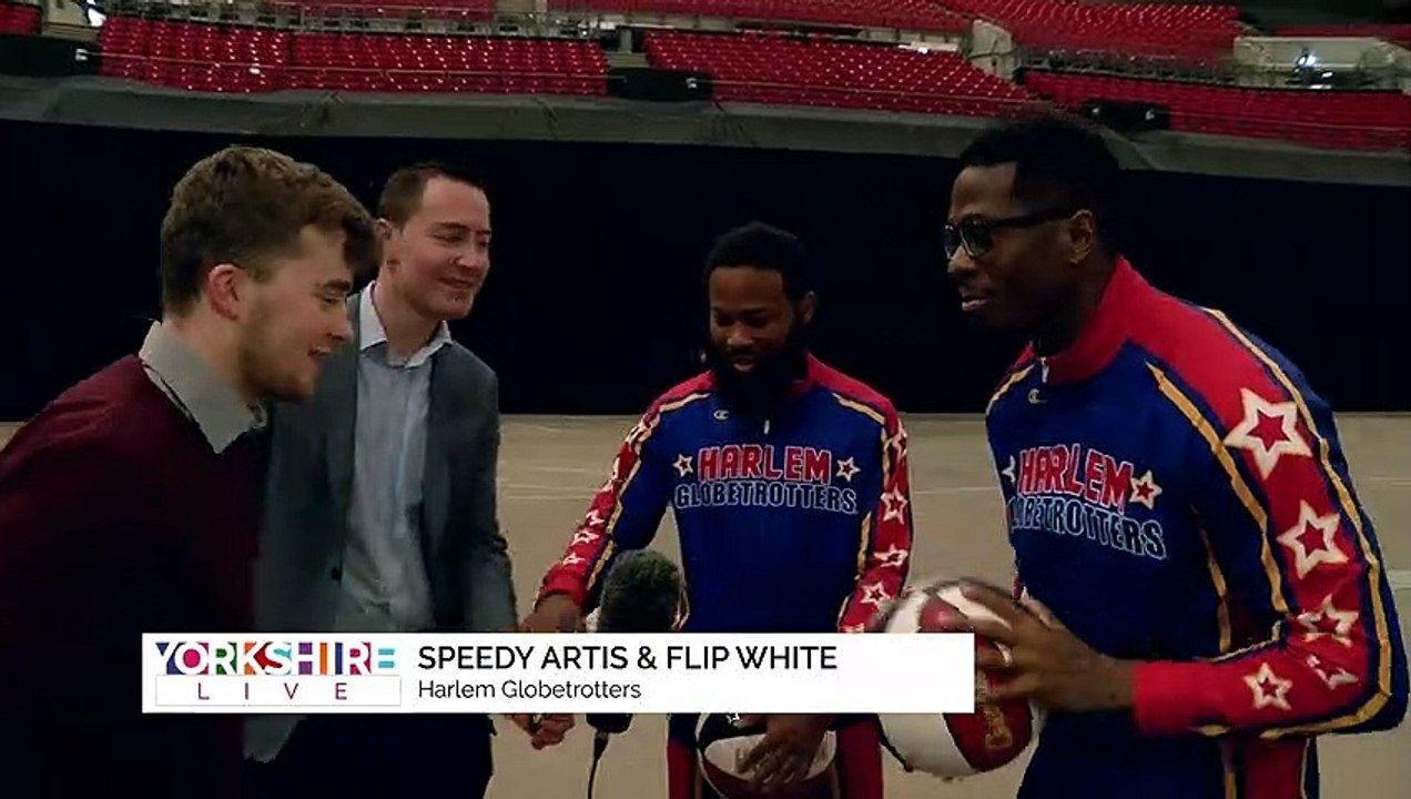 Harlem Globetrotters Teach Us Some Tricks!