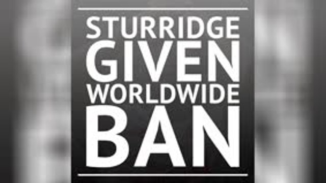 BREAKING NEWS - Sturridge given worldwide ban