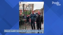 Prince Harry Rocks Out with Jon Bon Jovi at Famed Abbey Road Studios for a Special Cause