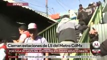 Por fuga de gasolina, cierran estaciones de L5 del Metro en CDMX
