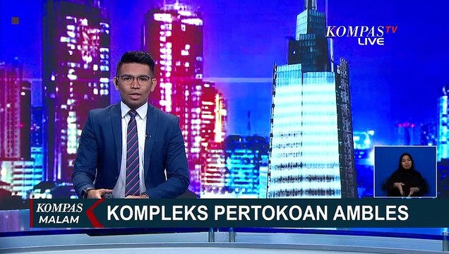 Video CCTV Runtuhnya Kompleks Pertokoan di Jember, Jawa Timur
