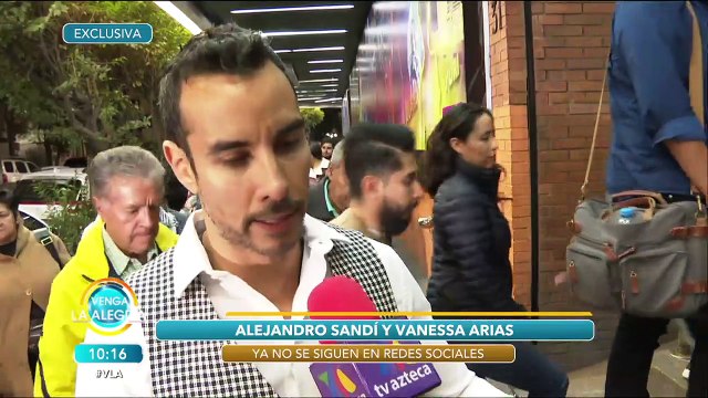 Alejandro Sandí explica por qué se han distanciado él y Vanessa Arias. | Venga La Alegría