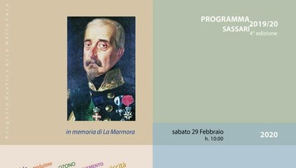 CICLO CONFERENZE "COMUNICARE L'AMBIENTE"  Pinacoteca Sassari Sabato 29 Febbraio 2020  PERCORSI STORICI IN SARDEGNA (Seconda Parte)