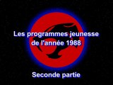 DAnime : programmes jeunesse de l'année 1988 (2eme Partie)