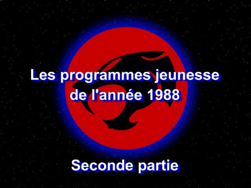 DAnime : programmes jeunesse de l'année 1988 (2eme Partie)