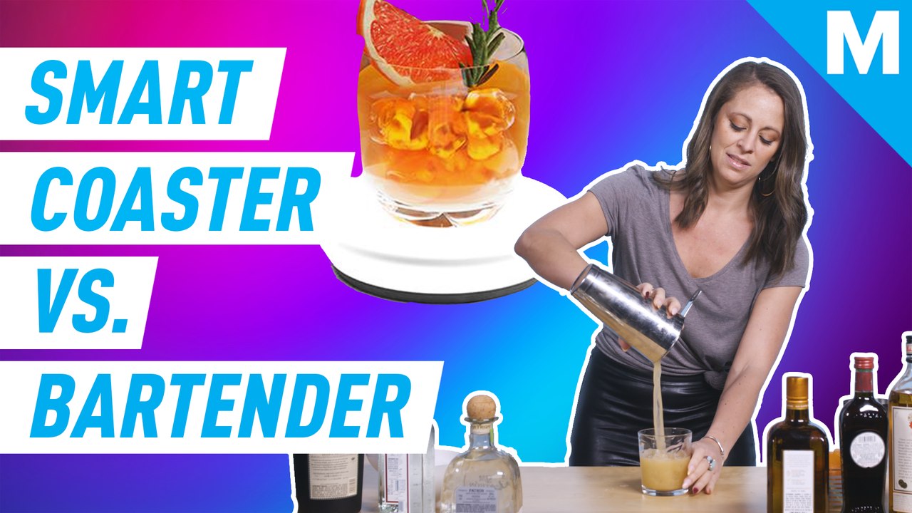 Can this smart coaster make a better drink than a professional bartender?