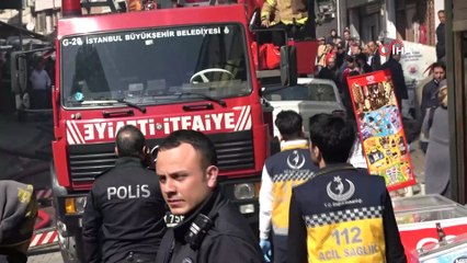 Çağlayan’da yangında can pazarı kamerada