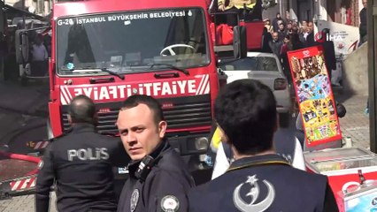 Çağlayan’da yangında can pazarı kamerada