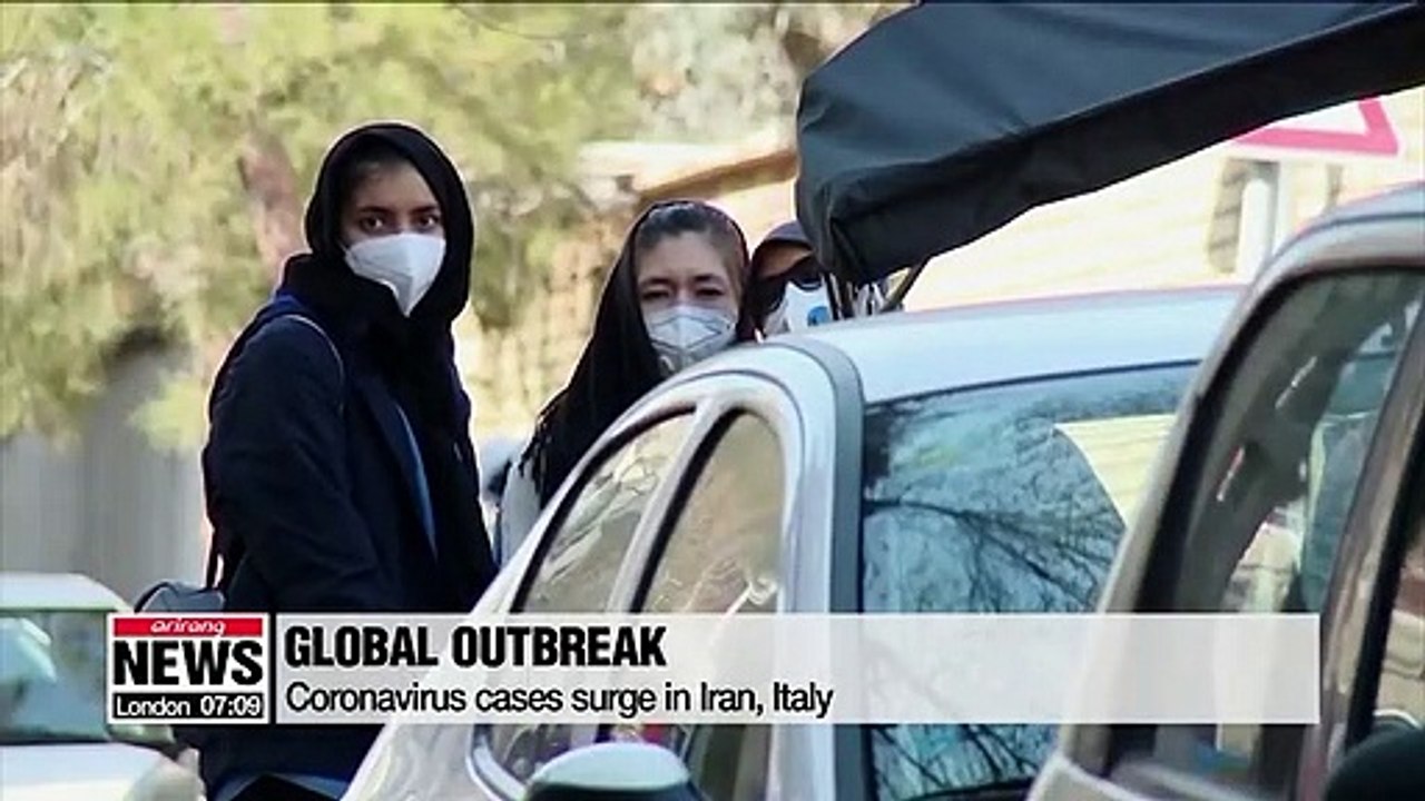 Number of coronavirus cases in Iran, Italy surges