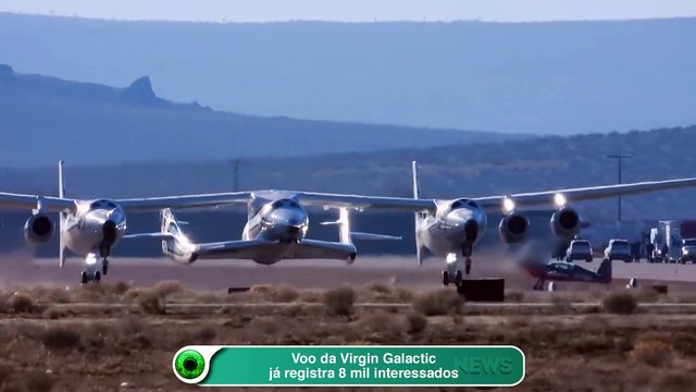 Voo da Virgin Galactic já registra 8 mil interessados