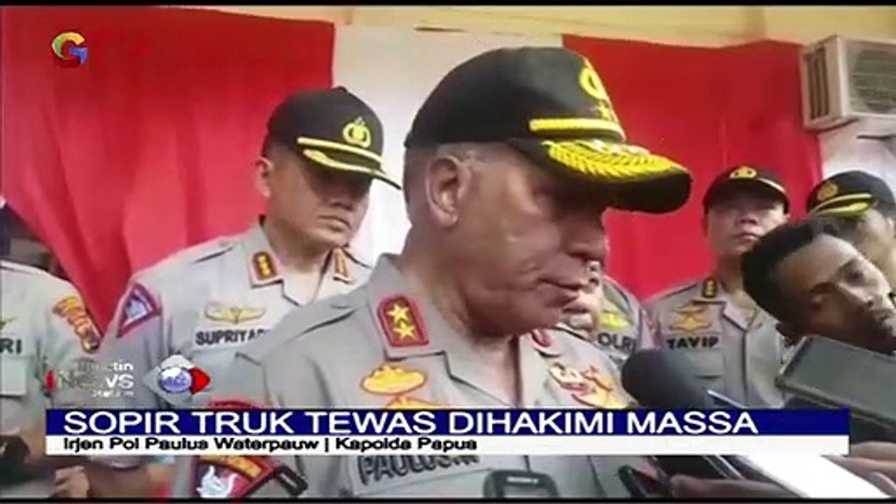 Gara - Gara Tabrak Babi, Sopir Truck Dikeroyok Hingga Tewas