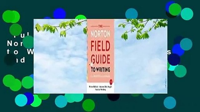 Full version The Norton Field Guide to Writing: With Readings and Handbook For Kindle