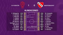 Resumen partido entre CA Huracán y Independiente Jornada 22 Superliga Argentina