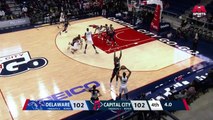 Marial Shayok knocks it down as the clock expires