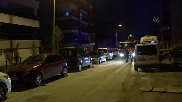 Başkentte 6 katlı katlı binada yangın