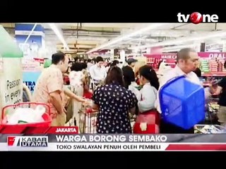 Panik Corona di Indonesia, Warga Borong Sembako