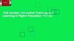 Full Version  Innovative Teaching and Learning in Higher Education  Review