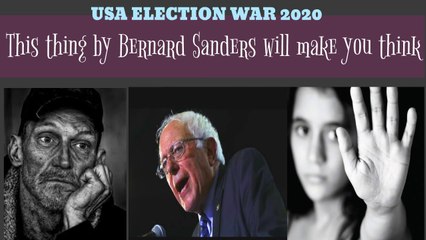 This things by Bernie Sanders will make you cry.