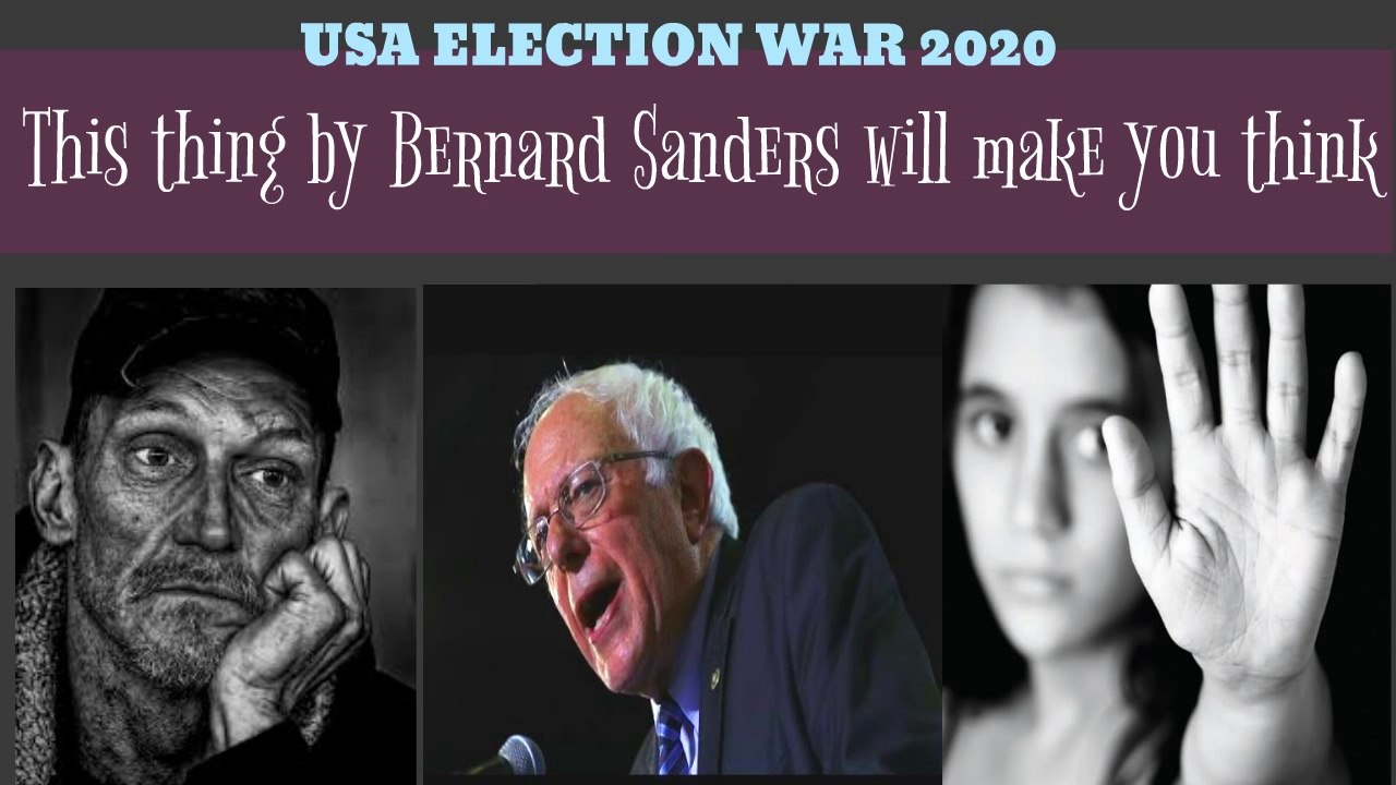 This things by Bernie Sanders will make you cry.