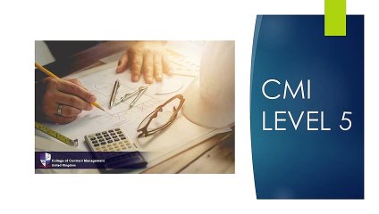 CMI LEVEL 5