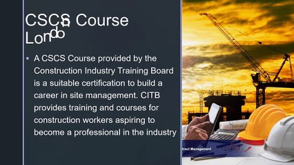 CSCS Course