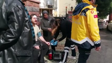 'Gürültü' tartışması kavgaya döndü...Kanlar içinde kaldılar