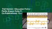 Full Version  Education Policy Perils (Kappa Delta Pi Co-Publications)  Review