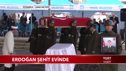 Cumhurbaşkanı Erdoğan Şehit Evinde