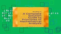 [Read] A Complete Solution Guide to Principles of Mathematical Analysis  Best Sellers Rank : #5