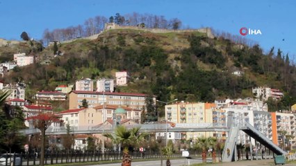 Türkülere konu olan Giresun evleri görüntüleri ile dikkat çekiyor