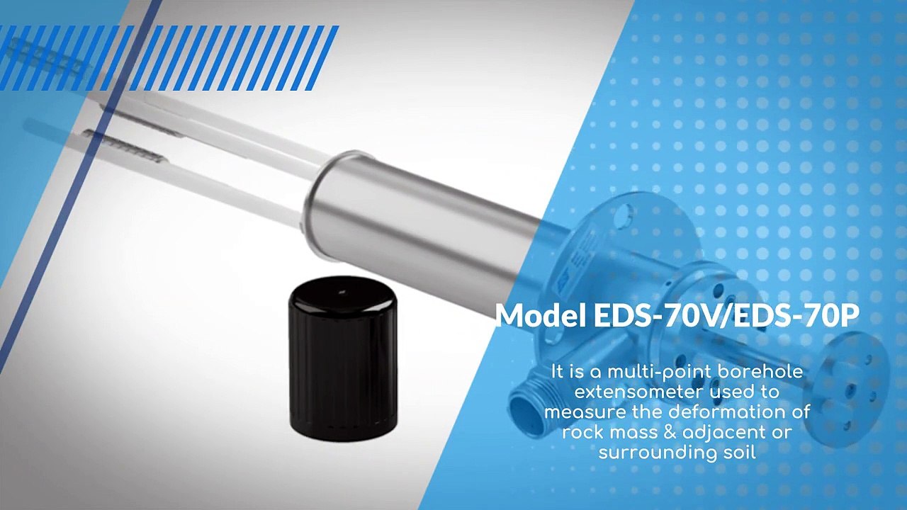 Model EDS-70V, 70M Multi-point Borehole Extensometer