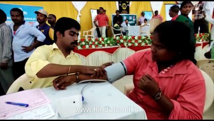 லயன்ஸ் கிளப், தாம்பரம் நகராட்சி இணைந்து  தாம்பரத்தில் உள்ள அம்பேத்கர் திருமண மண்டபத்தில் நகராட்சி துப்புரவு பணியாளர்களுக்கு இலவச மருத்துவ முகாம்