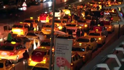 İstanbullu Taksicilerden İdlib’e Destek Konvoyu