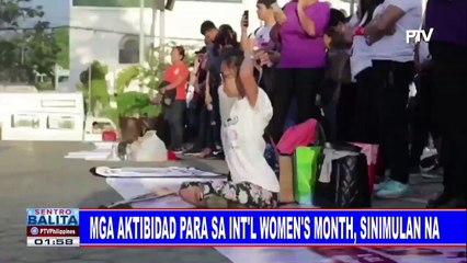 Mga aktibidad para sa International Women's Month, sinimulan na