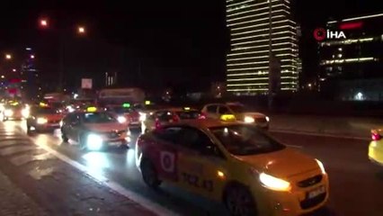 Taksicilerden İdlib'e destek konvoyu