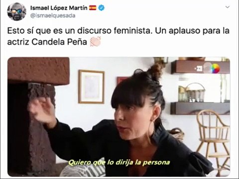 Te dolerán las manos de aplaudir: la actriz Candela Peña destroza el discurso 'feminazi' con altas dosis de sentido común