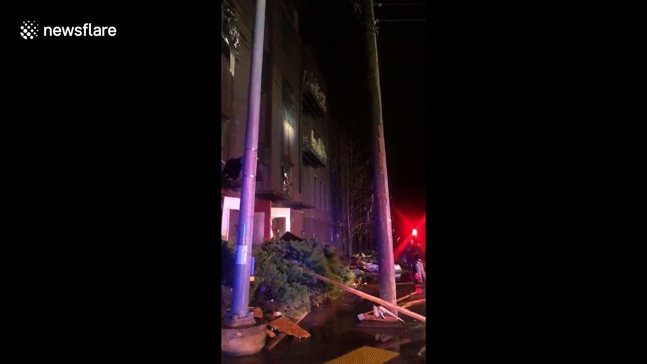Tornado hits Nashville, causes severe damage