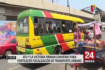 ATU firma convenio con la Municipalidad de La Victoria