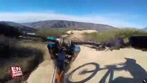 Muhteşem dağ bisikleti performansı