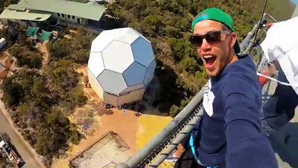 BOAT Vs. WORLD’S STRONGEST TRAMPOLINE from 45m!