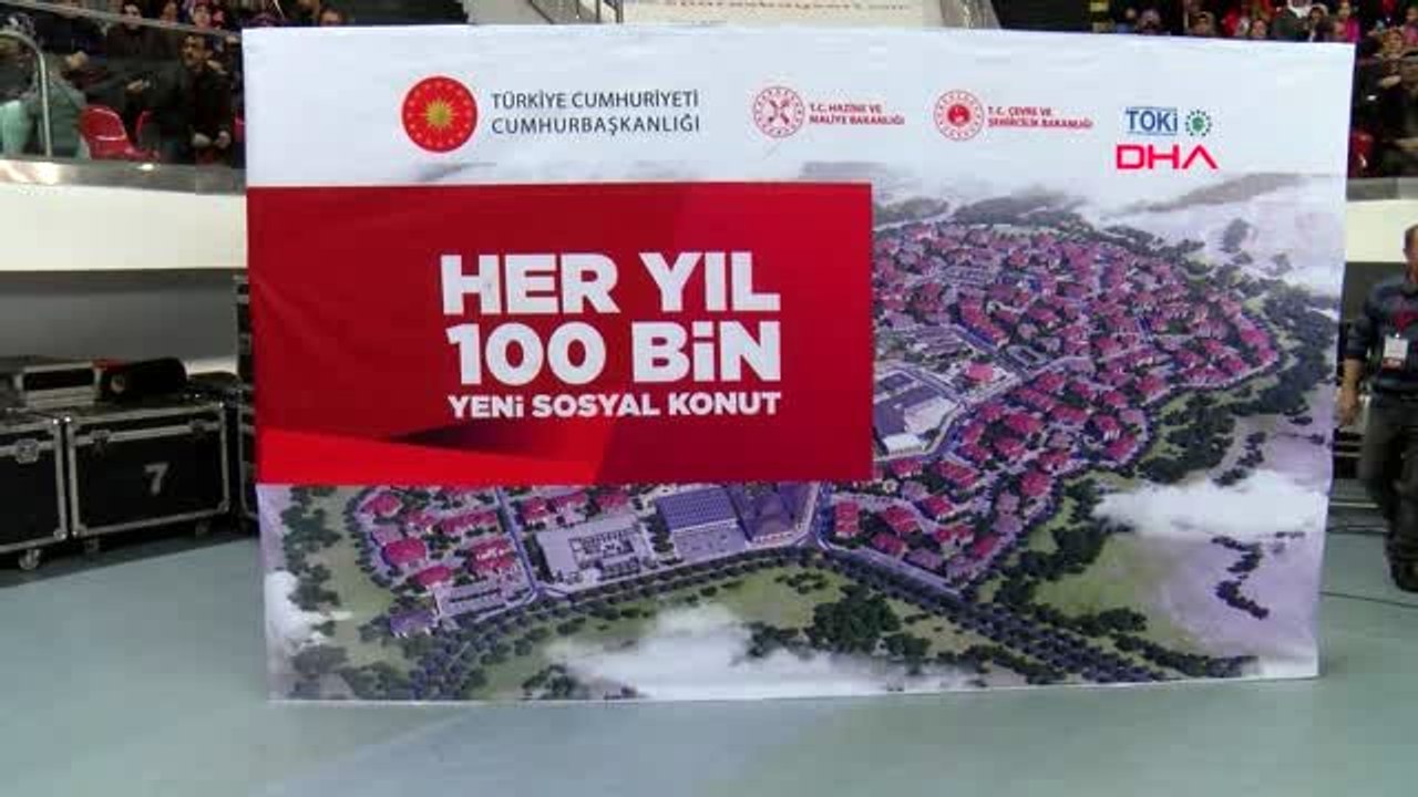 Kayseri toki konutlarının hak sahipleri kura ile belirlendi