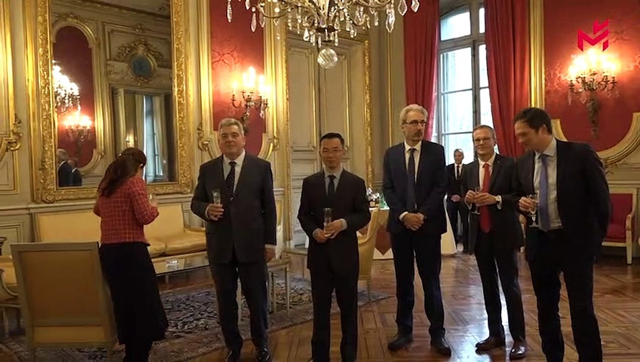 卢沙野大使到访马赛 会见普阿蓝大区政要、看望当地侨胞