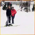 Vídeo viral de Alexia de Holanda diciendo palabrotas en la nieve