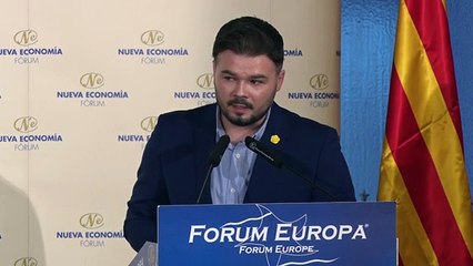 Rufián, contra Puigdemont: ‘Està molt bé que t'aplaudeixin a Perpinyà però el repte és que ho facin a Cornellà’