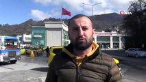 Türkiye-Gürcistan sınırında 'Koronavirüs' kuyruğu