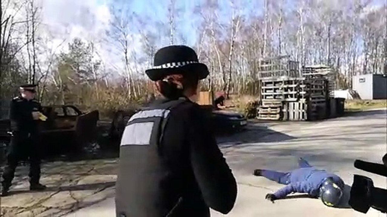 Sussex Police taser training